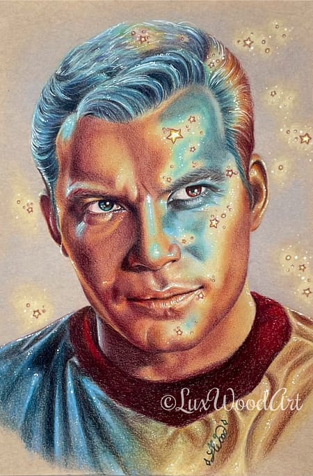 Captain Kirk portrait 2 - TOS fanart