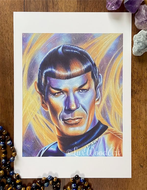 Spock 1 print - Lux Wood Art